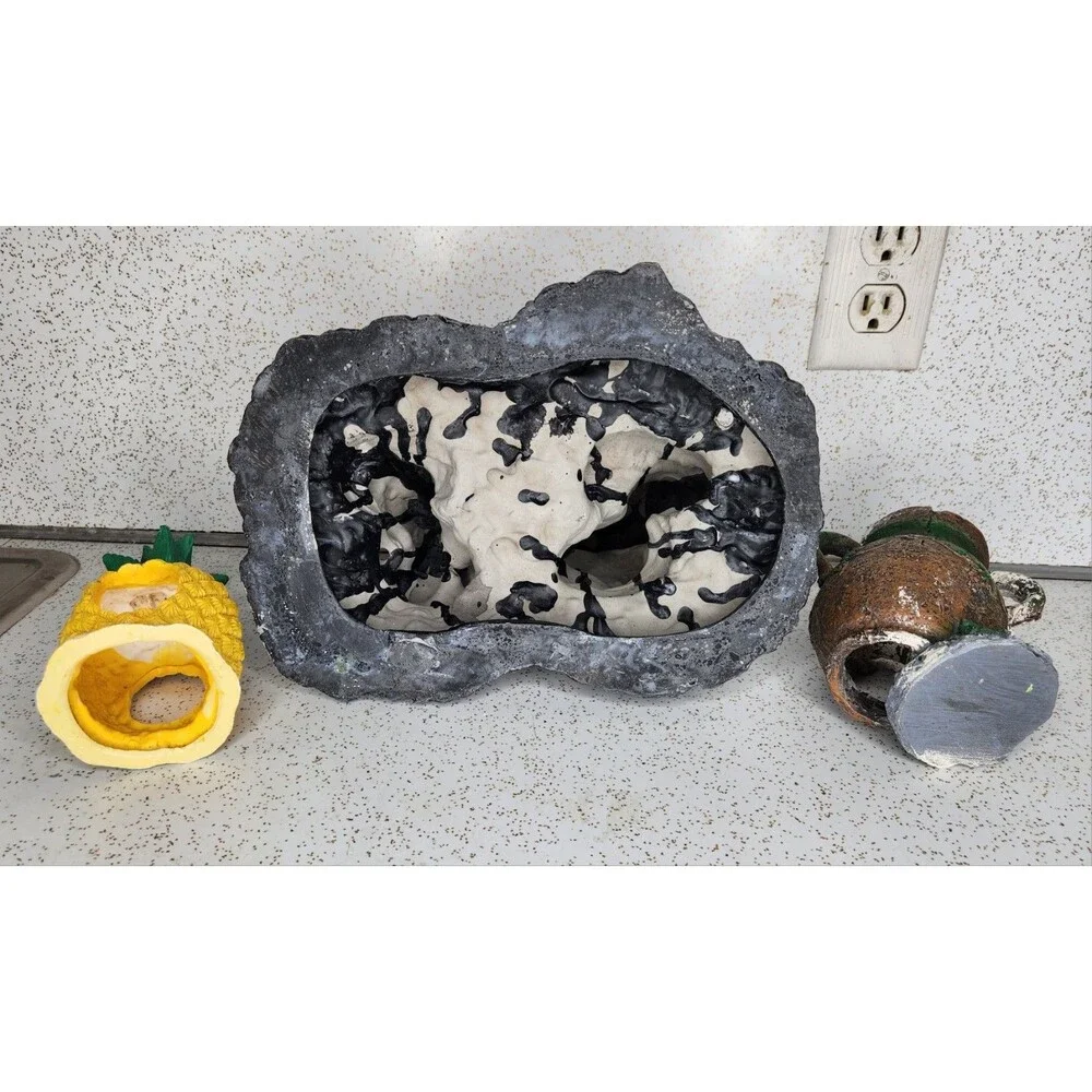 Rock Formation Cave Aquarium Fish Tank Resin Large 8